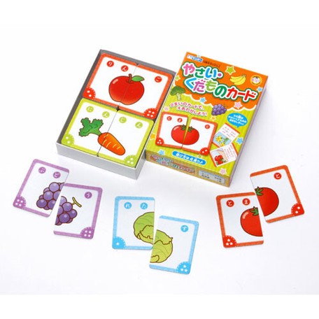Vegetable and Fruits Matching Card Set image 0