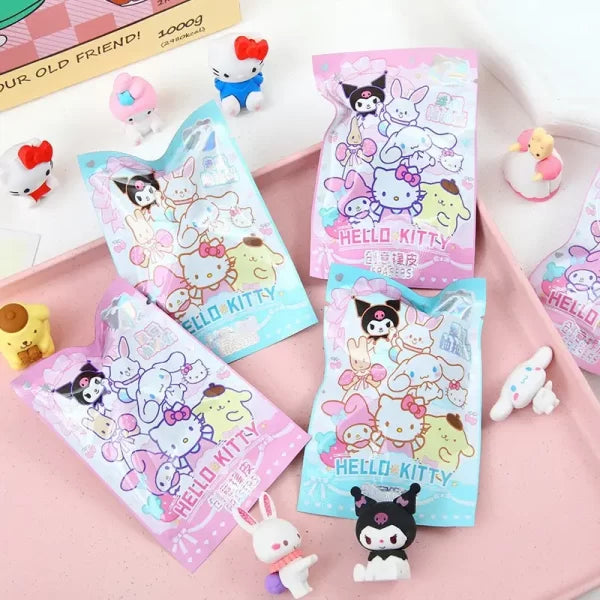 Lucky Dip Hello Kitty and Friends Surprise Assorted Erasers 32 Pack