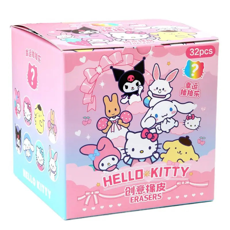 Lucky Dip Hello Kitty and Friends Surprise Assorted Erasers 32 Pack