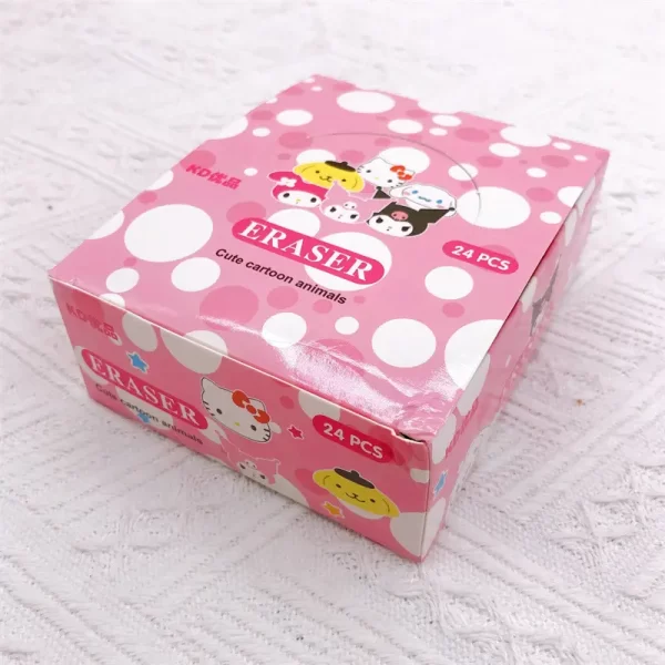 Hello Kitty and Friends Stick Erasers 24 Pack
