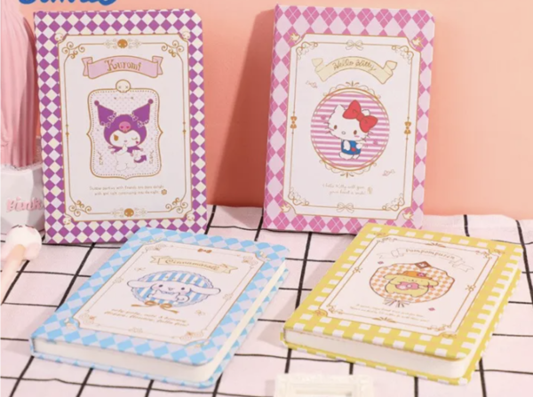 Hello Kitty and Friends Notebooks (4 designs)