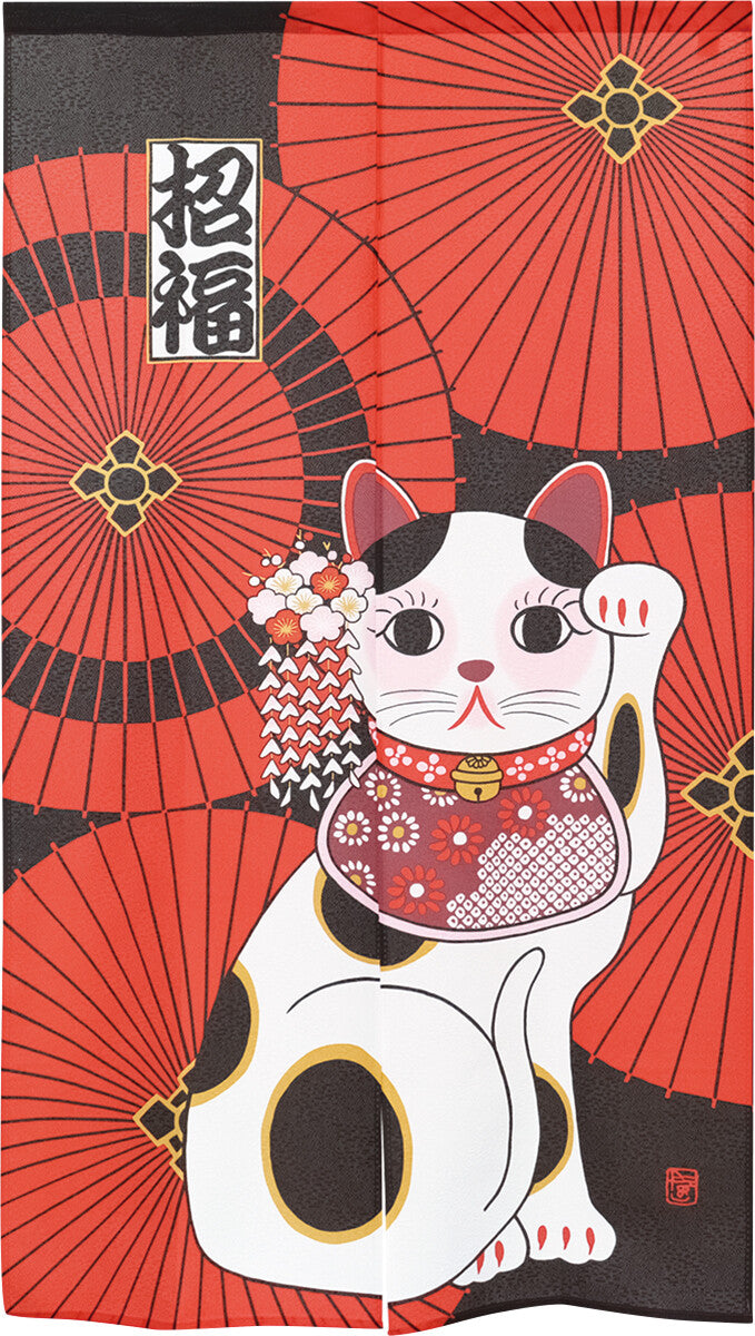 Maneki Neko Noren 85x150cm