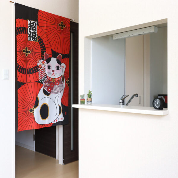 Maneki Neko Noren 85x150cm