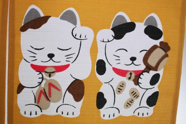 Maneki neko noren 85x30cm