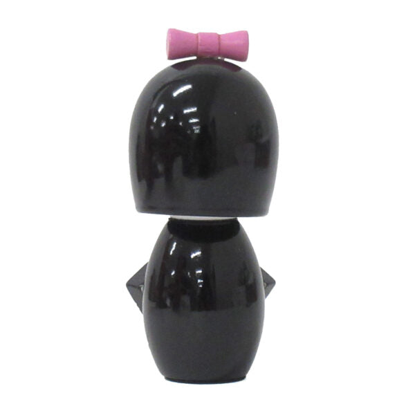 Wooden Kimono Kokeshi Doll 14cm (Black)