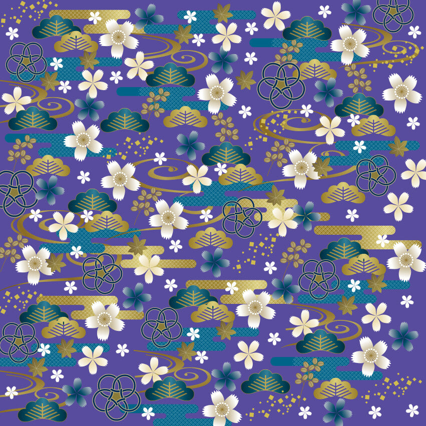 Kyoyuzen Chiyogami Antibacterial Origami Paper Set