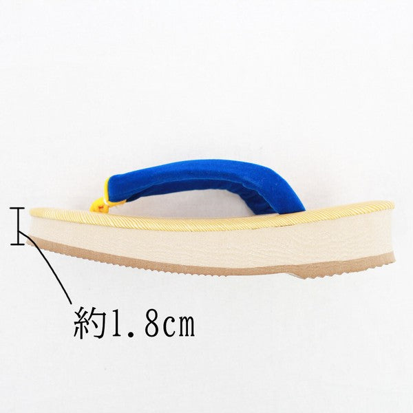 BLUE Japanese Zori Sandles for Kids (3 sizes)
