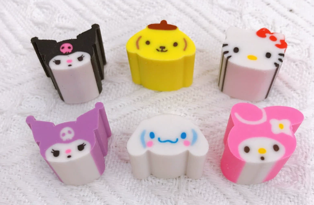Mini Hello Kitty Sanrio Erasers 36 Pack