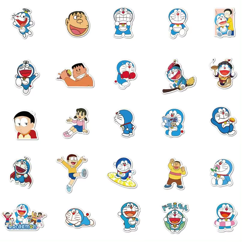 Doraemon Stickers Set of 50
