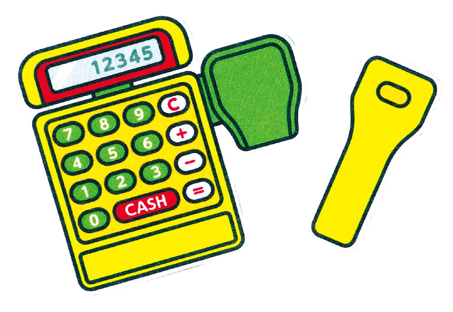 Felt Fabric Money Role-Play Practice Activity Kit image 1