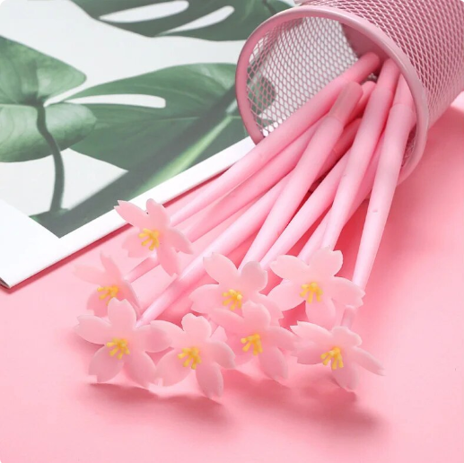 Budget Sakura Cherry Soft Flexible Rubber Gel Pens 20 Pack