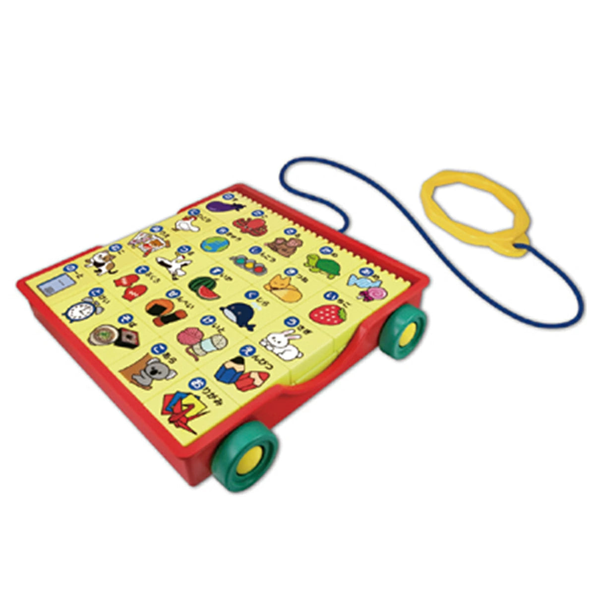 Hiragana Blocks with Pull-Trolley image 0