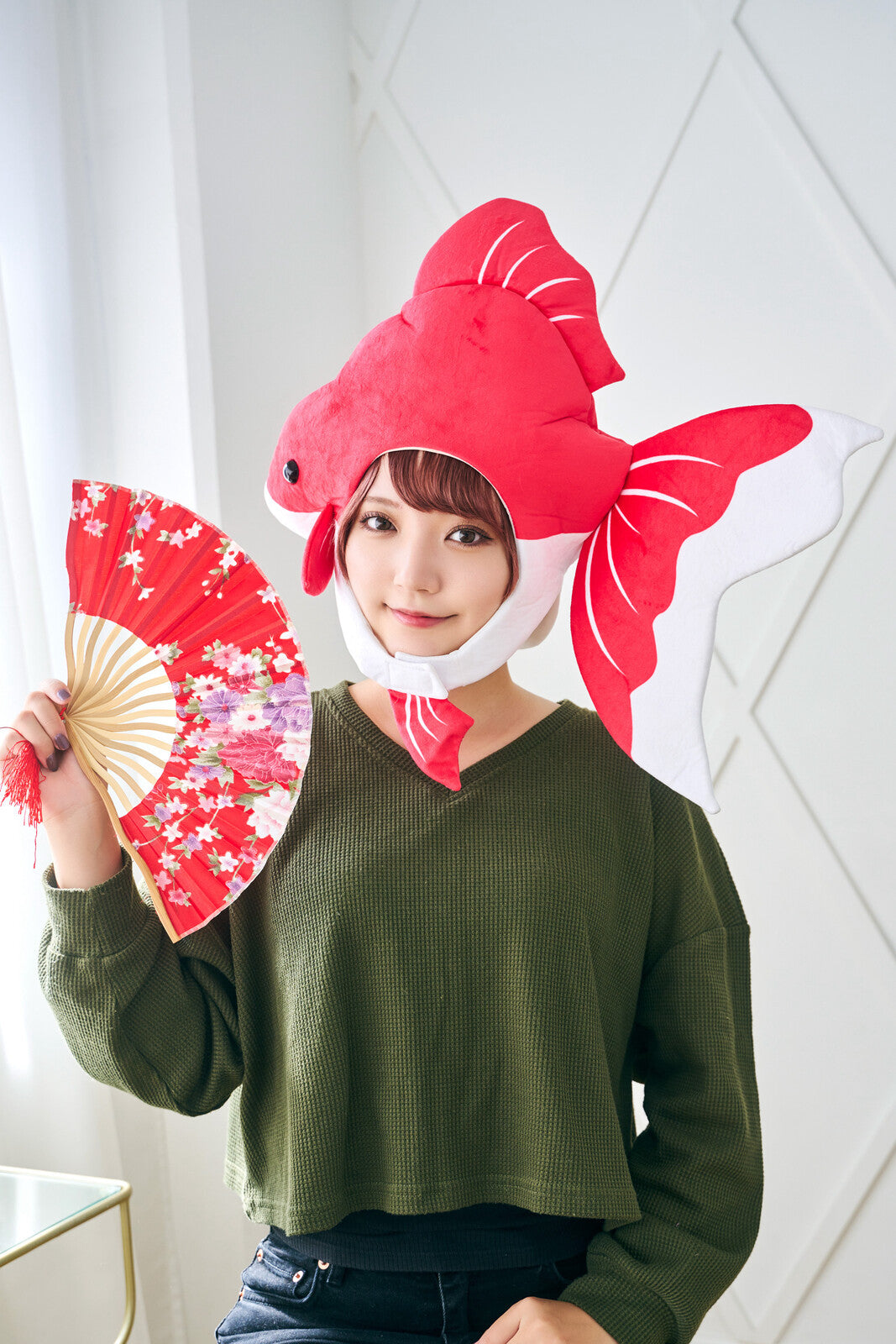 Kingyo Goldfish Head Costume