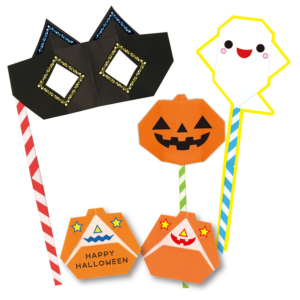Halloween-themed Monsters Origami Paper Set