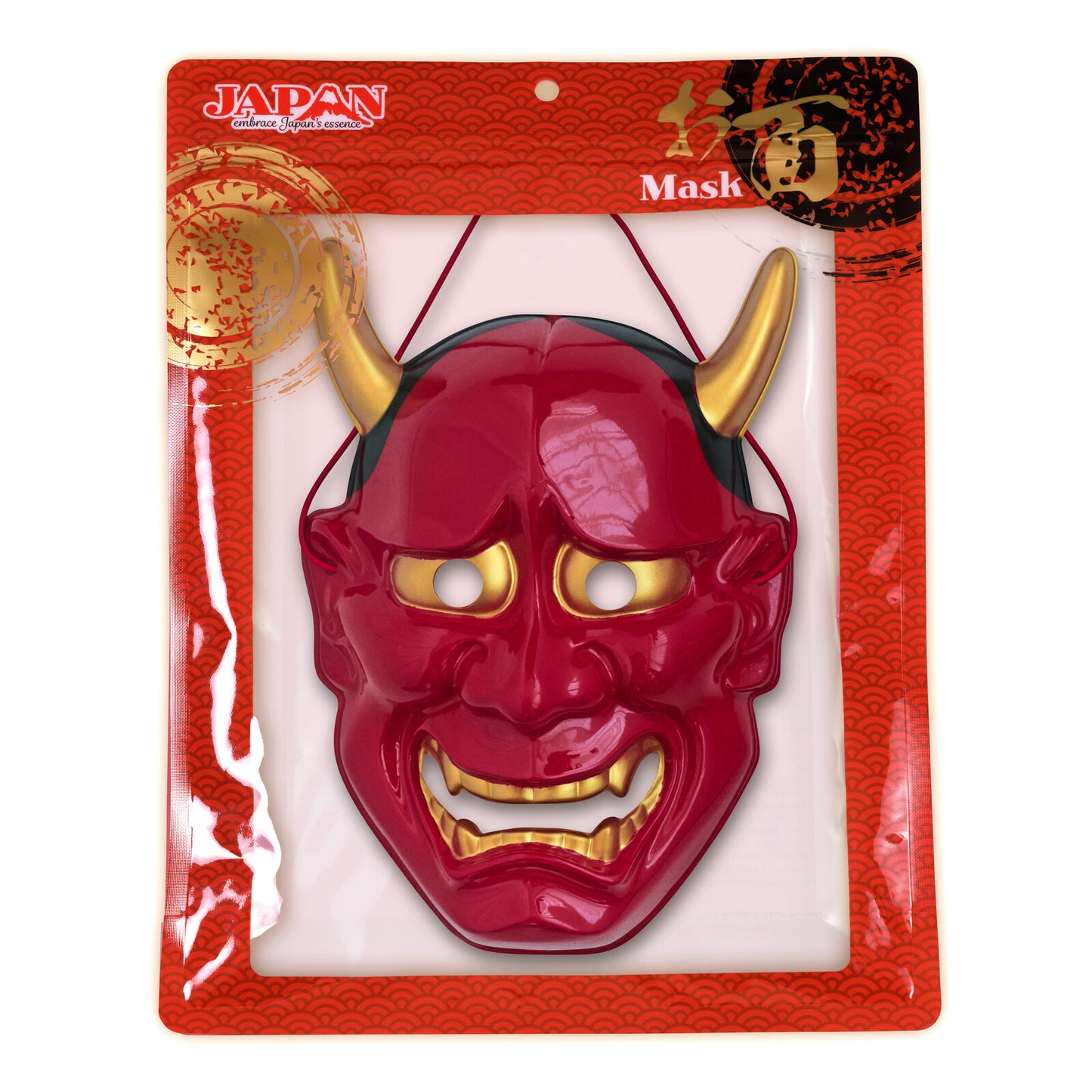 Red Hannya Mask – Traditional Japanese Design