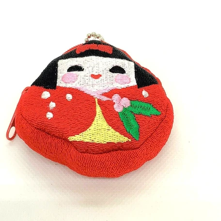 Kokeshi Doll Coin Purse