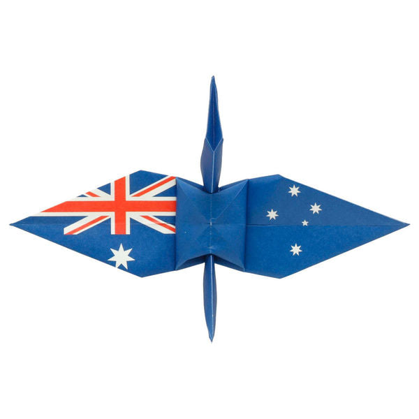 Australia Flag Crane Origami Paper Set