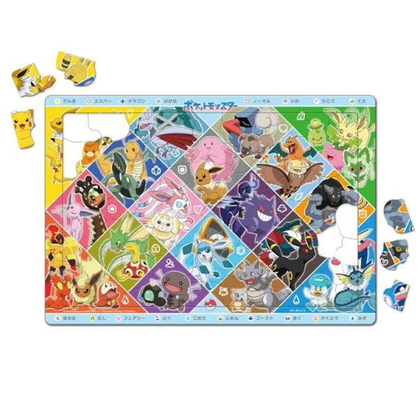 Pokemon Type Chart Puzzle – 80 pieces