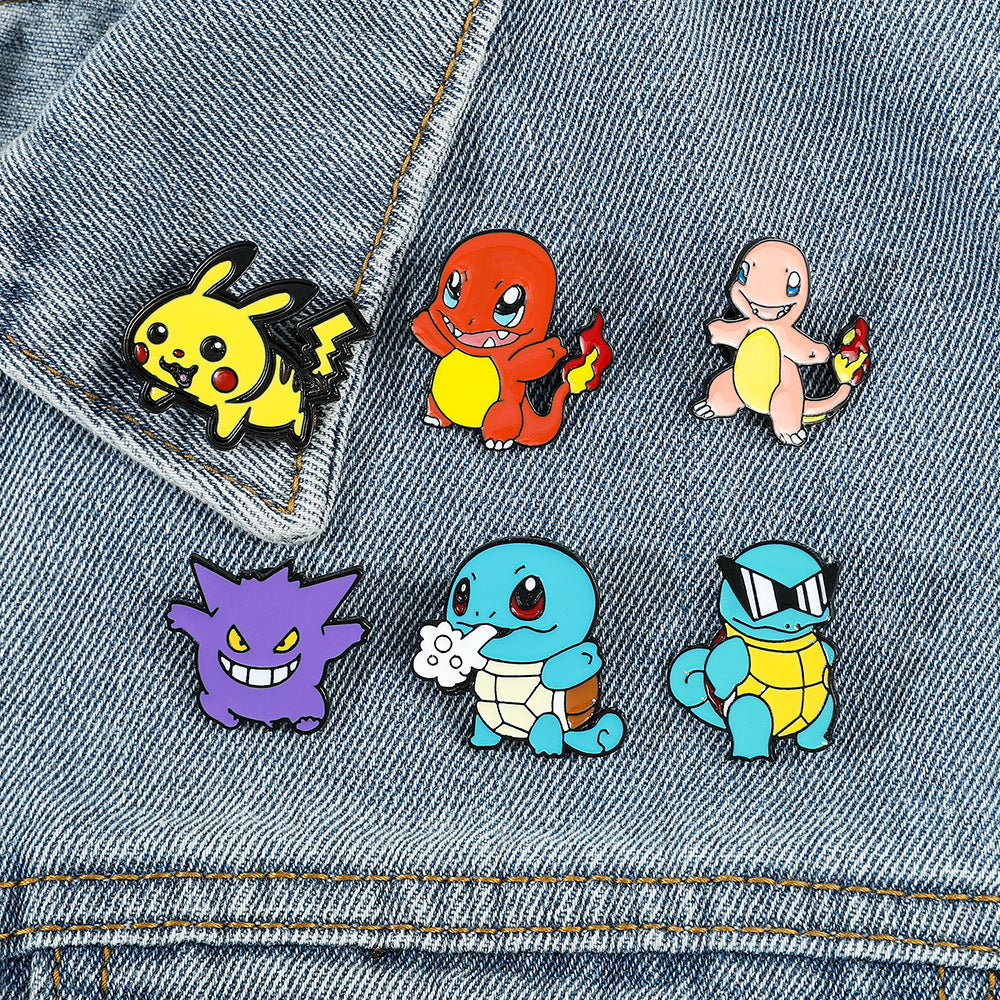 Assorted Pokemon Lapel Pin Badge 16 Pack