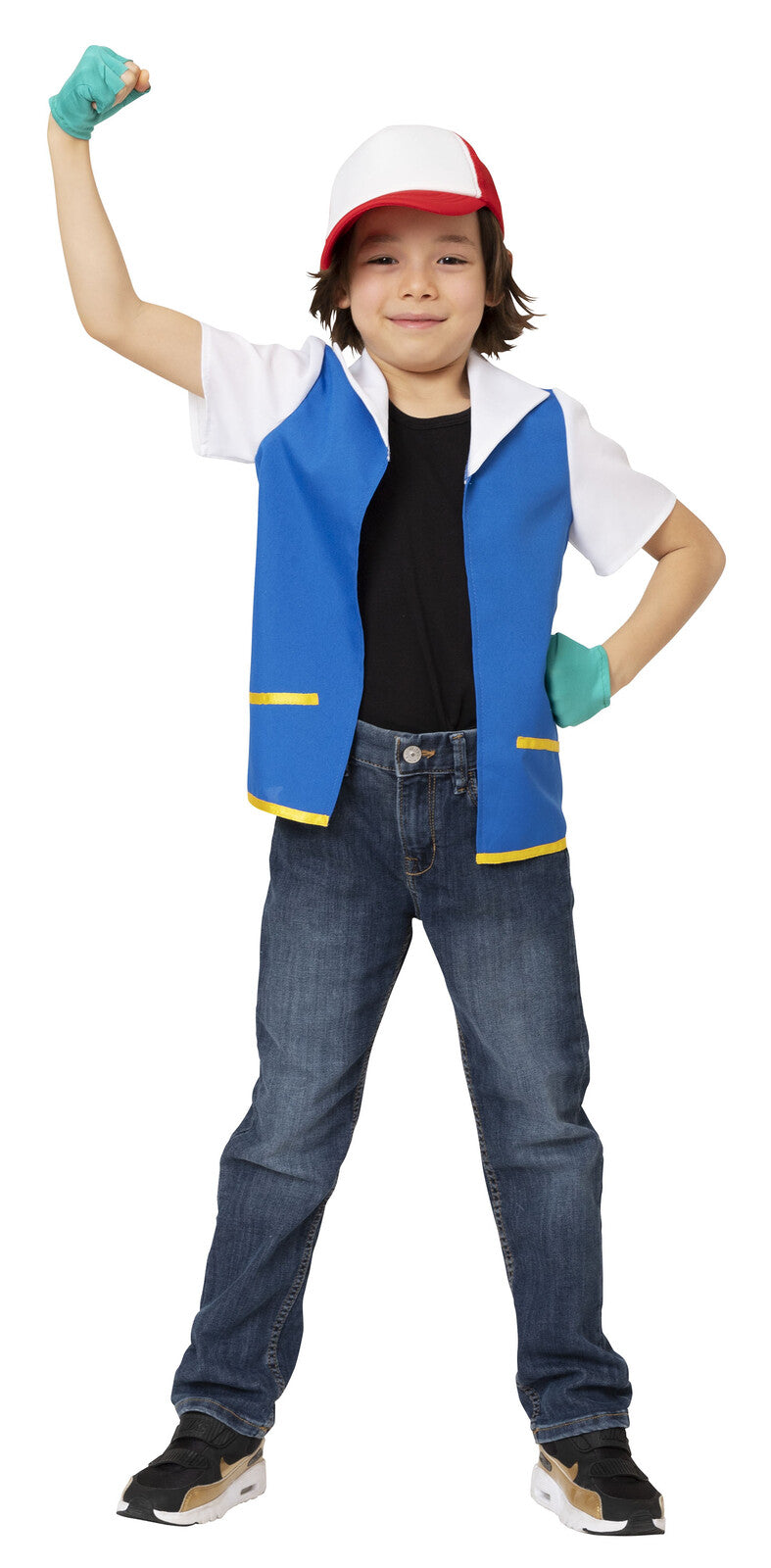 Kids’ Pokemon Trainer Full-body Cosplay Outfit Costume