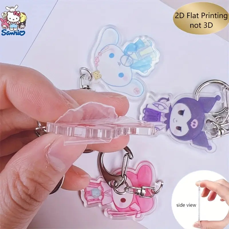Budget Acrylic Sanrio Character Keychains Assorted 24 Pack