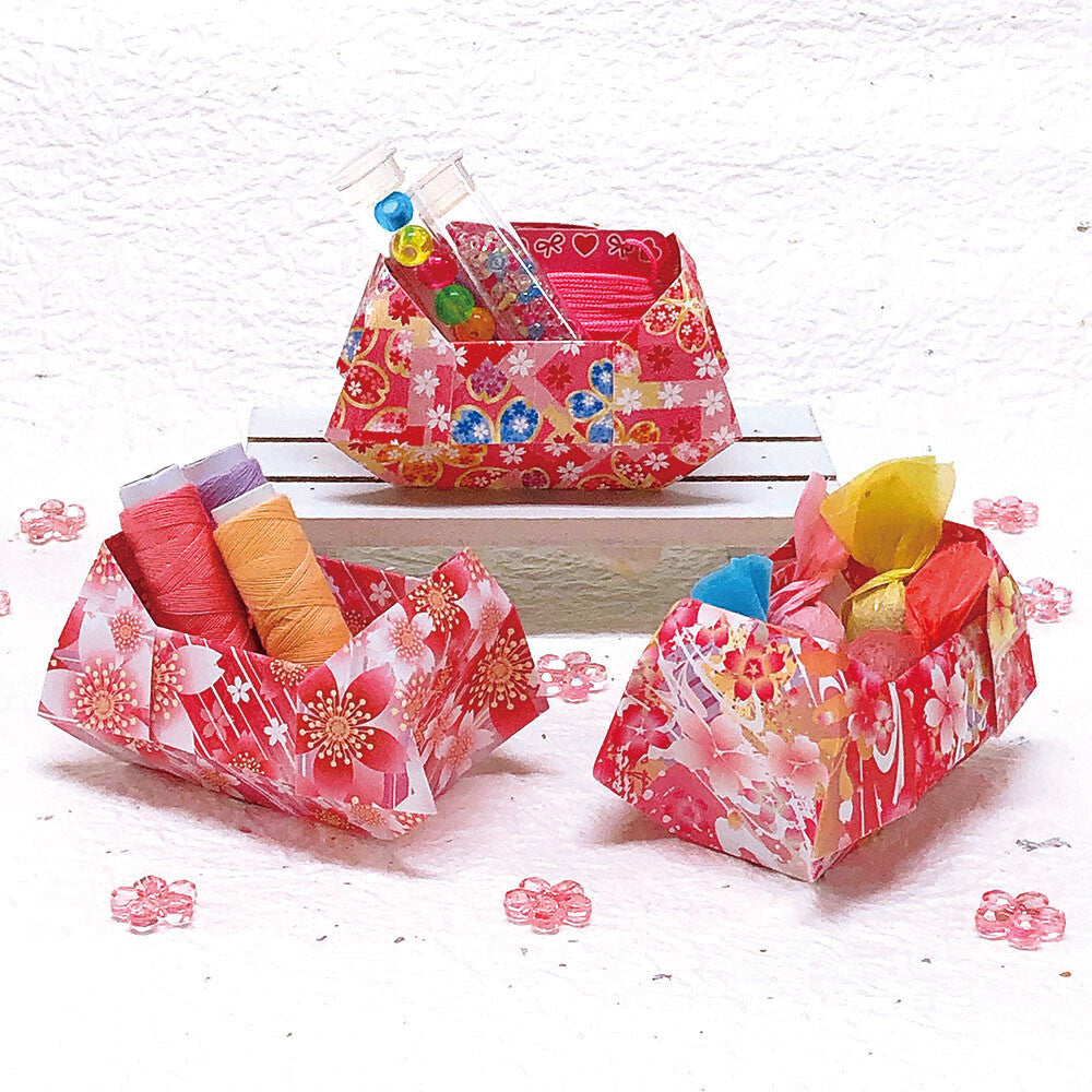 Chiyogami Sakura Cherry Blossom Washi Origami Paper Set