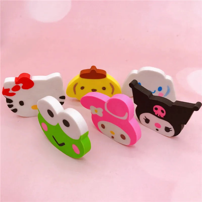 Budget Hello Kitty Sanrio Erasers 30 Pack