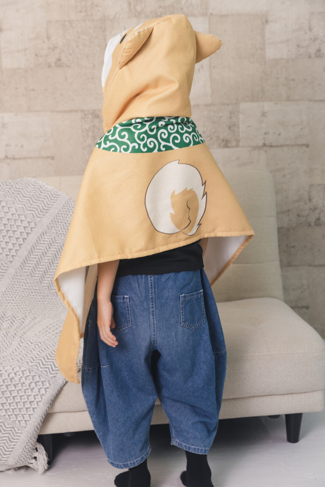 Unisex Shiba Inu Hooded Towel Throw-over