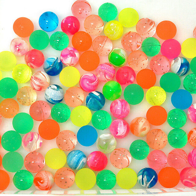 Pack of 100 super ball for super ball fishing (22mm)