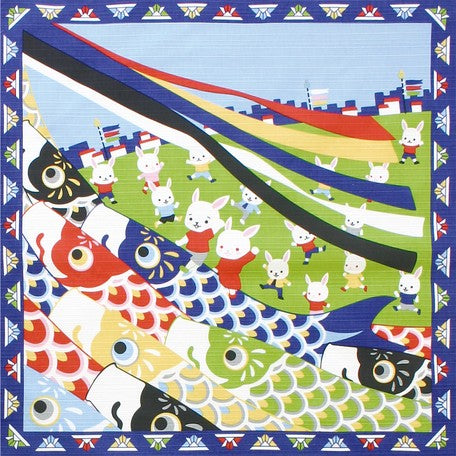 Furoshiki – Rabbit Series – Kodomo no Hi Children’s Day