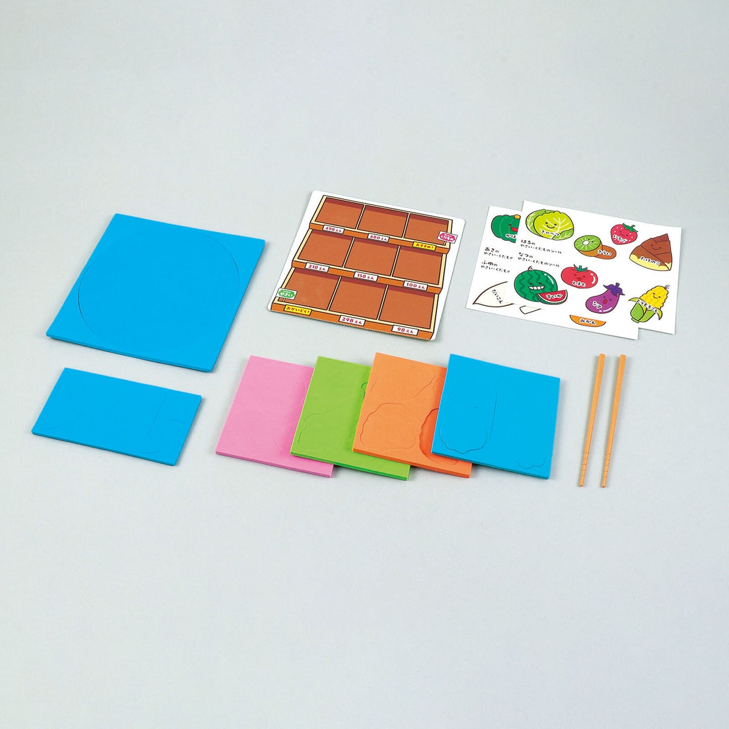 Fruit & Vegetable Vocab Chopsticks Skill Tester Set