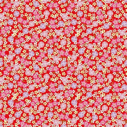 [TOYO] Yuzen Chiyogami Origami Paper Pack 15x15cm (32 sheets) – Flowers