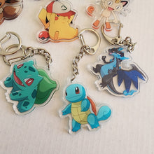 Individually Wrapped Acrylic Pokemon & Friends Keychains Assorted 24 Pack