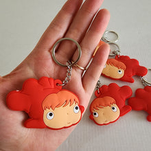 Ghibli Studio Ponyo Hard PVC Keychains 10 Pack