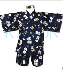 Kid’s Jinbei | Manekineko Navy