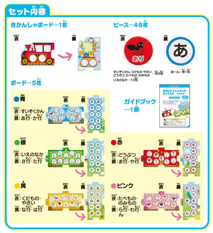 [KUMON] Hiragana Picture Match with Poppo Train