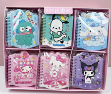 Sanrio mini notebooks Assorted 30 Pack (Individually wrapped)