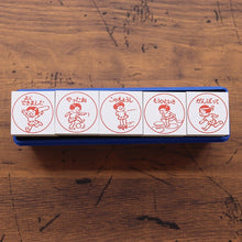 5-pc Rubber Stamp Set – Sporty Girl Series