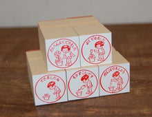 5-pc Rubber Stamp Set – Wakame-chan Flower Girl Series