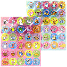 Shiny Kawaii Animal-themed Merit Stickers