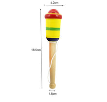 Cup Kendama (Slim Type Yellow 18.5cm)
