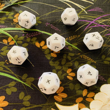 30x 12-sided Kanji Dice (white)