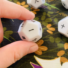 30x 12-sided Kanji Dice (white)