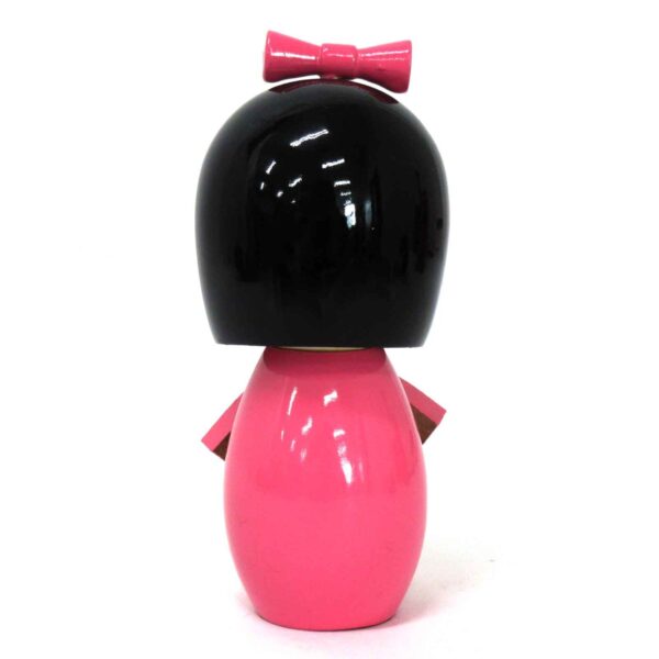Wooden Kimono Kokeshi Doll 14cm (Pink)