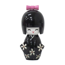 Wooden Kimono Kokeshi Doll 14cm (Black)
