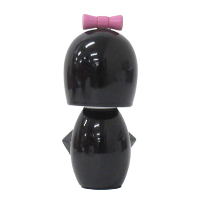 Wooden Kimono Kokeshi Doll 14cm (Black)