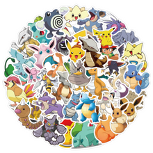 Pokemon Character Stickers Set of 50 (DESIGN A)