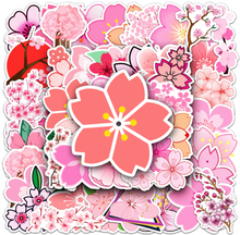 Sakura Cherry Blossom Flower Stickers Set of 50