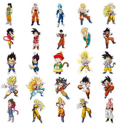 Dragon Ball Stickers Set of 50