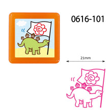 Self-inking stamp – Stegosaurus Hanamaru Symbol